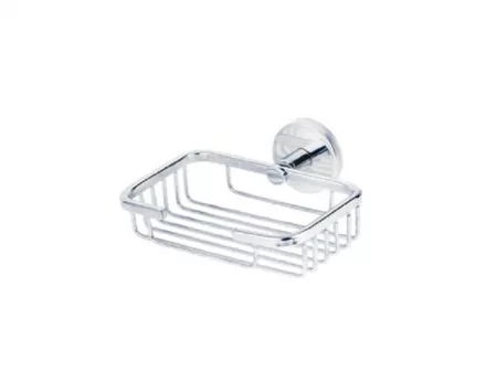 rozetli kare tel sabunluk 13-15 cm paslanmaz